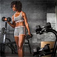 Dumbell hexagon 4 kg - thumbnail