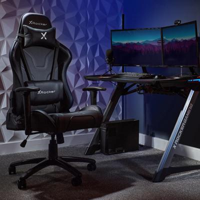 X-Rocker Agility Sport Eport Gamingstoel met comfort adjustabiliteit - Carbon Black