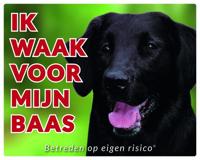 Flatcoated Retriever Waakbord - thumbnail