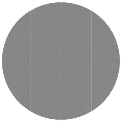 Zwembadgrondzeil 500 cm polyester geotextiel lichtgrijs