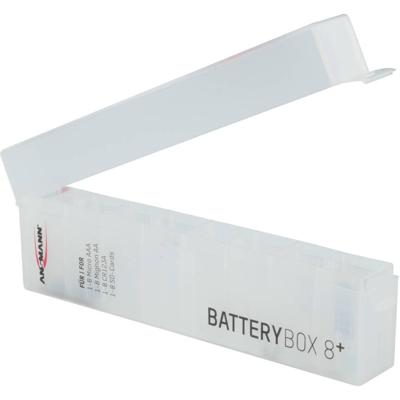 Ansmann Foto Plus 8 Batterijbox Aantal cellen: 8 AAA (potlood), AA (penlite), CR123 (l x b x h) 160 x 22 x 55 mm Ansmann Foto Plus 8 Batterijbox Aantal cellen: 8 AAA (potlood), AA (penlite), CR123 (l x b x h) 160 x 22 x 55 mm