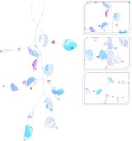 Hang Deco Leaf 40 cm 3ass kerst Nampook - Nampook - thumbnail