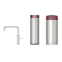 Quooker Fusion Square Keukenkraan Set - Kokend Warm- en Koud Water - Chroom - met COMBI Reservoir & CUBE - Direct Gekoeld Bruisend Water - thumbnail