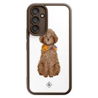 Samsung Galaxy A54 bruine case - Labradoodle - thumbnail