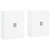 Hangkasten 2 st 69,5x34x90 cm wit - thumbnail