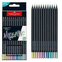 Faber Castell Kleurpotlood Black Edition - 12 stuks Metallic - thumbnail