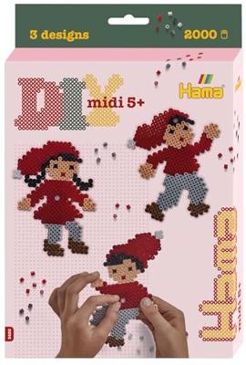 Hama Strijkkralen Midi Figuren 2000 Stuks