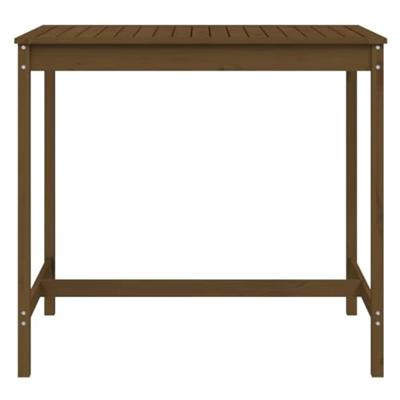 Tuintafel 121x82,5x110 cm massief grenenhout honingbruin