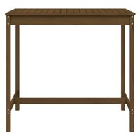 Tuintafel 121x82,5x110 cm massief grenenhout honingbruin - thumbnail
