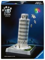 Ravensburger Iconics 3D puzzel Toren van Pisa met licht - 216 stukjes - thumbnail