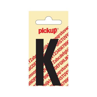 Deco letter k nobel zwart 60 mm Pickup - Pickup