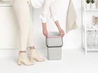 Brabantia Sort & Go Afvalemmer 25 L - Grijs - thumbnail