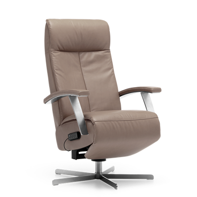 Sta-op Stoel S-100 Lichtbruin Leer Sta-op Stoel S-100 Lichtbruin Leer