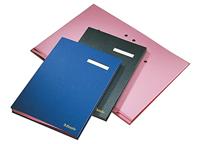 Esselte handtekenmap, ft A4, 20 vakken, blauw - thumbnail