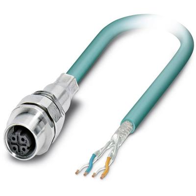 Phoenix Contact 1528497 Sensor/actuator inbouwconnector M12 Aantal polen (sensoren): 4 Bus, inbouw 1.00 m 1 stuk(s)