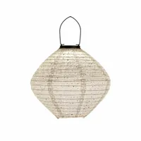 Solar Lampion Papier Wit 29x25cm - thumbnail