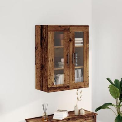 Dressoir 69,5x34x90 cm bewerkt hout oud houtkleurig