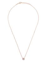 AS29 18kt rose gold Miami round diamond and pearl necklace - thumbnail