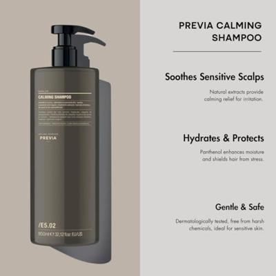 Previa Natural Haircare Extra Life Calming Shampoo 1000ml