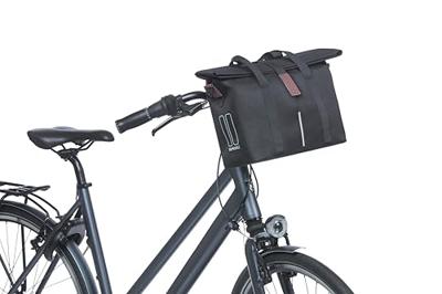 Basil Fietshandtas city mik 8 - 11 liter 19 x 30 x 26 cm - zwart