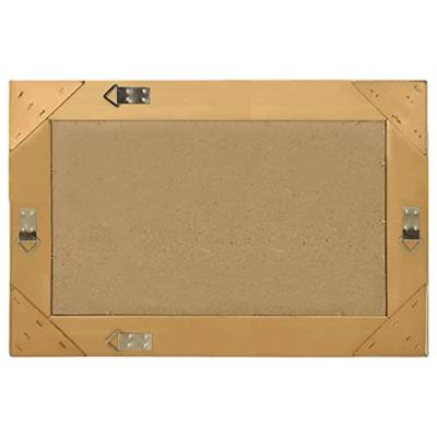VidaXL Wandspiegel barok stijl 60x40 cm goudkleurig