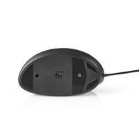 Nedis ERGOMSWD100BK Ergonomic Wired Mouse 3200 Dpi 6-button Black - thumbnail