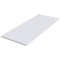 Matraspads Wit 70 x 200 cm 100% polyester jacquard stof - thumbnail