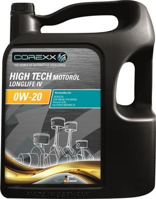 COREXX Motoroil 0w-20 5 l high tech ll iv