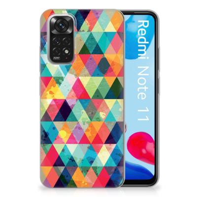 Xiaomi Redmi 10 | Redmi Note 11 4G | TPU bumper | Geruit Xiaomi Redmi 10 | Redmi Note 11 4G | TPU bumper | Geruit