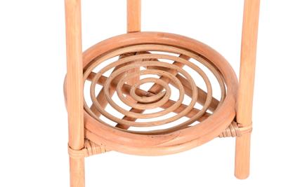 Grondlegger DKD Home Decor 25 x 25 x 70 cm Natuurlijk Rotan Bali