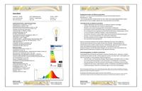 LED lamp 3.5W E14 filament Segula dimbaar 55323 - thumbnail