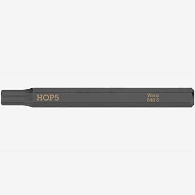 Wera 840 S Hex-Plus binnenzeskantbits voor slagschroevendraaier, 5 x 70 mm - 05018152001