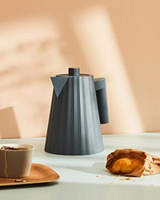 Alessi Plissé Waterkoker 1 l grijs