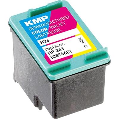 KMP Inktcartridge vervangt HP 343, C8766EE Compatibel Kleur H26 1024,4343 KMP Inktcartridge vervangt HP 343, C8766EE Compatibel Kleur H26 1024,4343