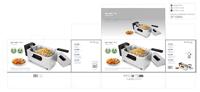 Emerio DF-132653 Friteuse 3L 2000W RVS/Zwart - thumbnail