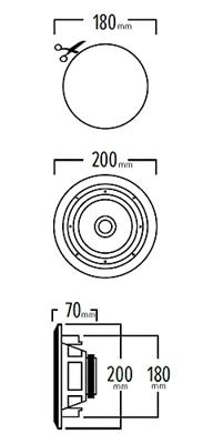 Artsound: FL501 Passieve Inbouw Speaker 2 stuks - Wit Artsound: FL501 Passieve Inbouw Speaker 2 stuks - Wit