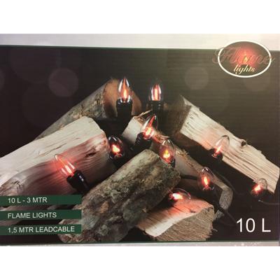 Vlamverlichting 10 lampjes vlameffect CoenBakker - Coenbakker