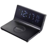 Sygonix Alarm Clock with Wireless Charger SY-5459860 Laadstation - thumbnail