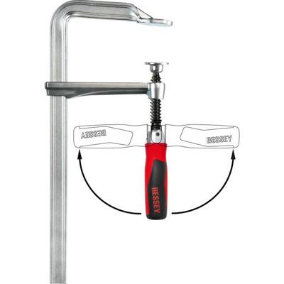 Volledig stalen schroefklem Bessey GZ60-12KG Spanbreedte (max.): 600 mm Afm. werkbereik:120 mm Volledig stalen schroefklem Bessey GZ60-12KG Spanbreedte (max.): 600 mm Afm. werkbereik:120 mm