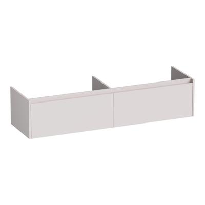 Brauer Embrace - Onderkast - 160 cm - met 2 Softclose Lades Greeploos en 2 Sifon Uitsparingen - Mat Zand