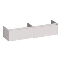 Brauer Embrace - Onderkast - 160 cm - met 2 Softclose Lades Greeploos en 2 Sifon Uitsparingen - Mat Zand - thumbnail