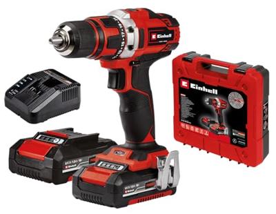 Einhell Power X-Change TE-CD 18/40-1 Li (2x1,5 Ah) 4513939 Accu-schroefboormachine 18 V 1500 mAh Li-ion Incl. 2 accus, Incl. koffer Einhell Power X-Change TE-CD 18/40-1 Li (2x1,5 Ah) 4513939 Accu-schroefboormachine 18 V 1500 mAh Li-ion Incl. 2 accus, Incl. koffer