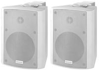 Monacor MKA-50SET/WS 2-weg opbouwluidsprekerset 10 W 1 paar - thumbnail