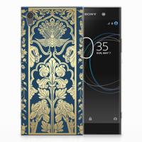 Sony Xperia XA1 Ultra TPU Case Golden Flowers - thumbnail