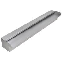 VidaXL Zwembadwaterval rechthoekig 60 cm roestvrij staal - thumbnail