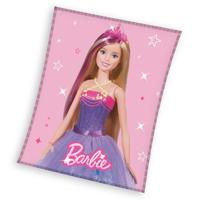 Barbie Fleece plaid 150 x 200 cm Roze - thumbnail