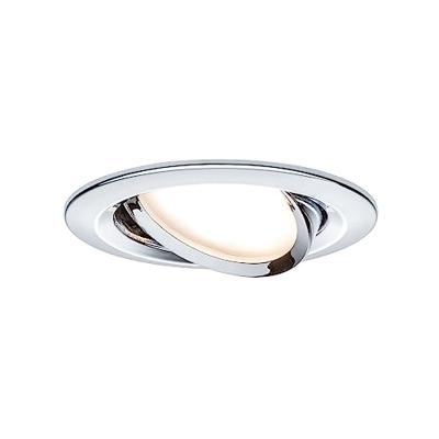 Paulmann 93880 Coin Slim LED-inbouwlamp Set van 3 stuks LED LED vast ingebouwd 6 W Chroom