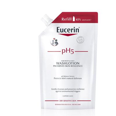 Eucerin pH5 Waslotion Droge en Gevoelige Huid Navulling 400ml