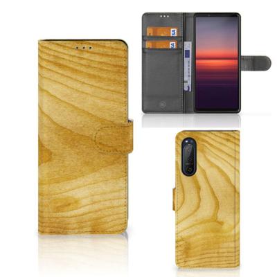 Sony Xperia 5II | Book Style Case | Licht Hout