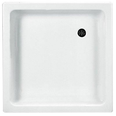 Nemo Start StratosH douchebak acryl 80x80x15cm afvoer D52 wit dikte 4 mm 122002